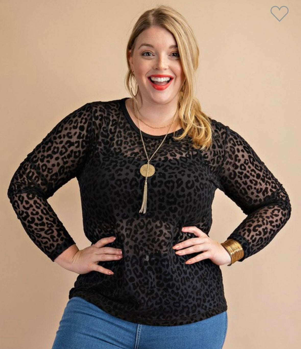 Velvet Burnout Blouse
