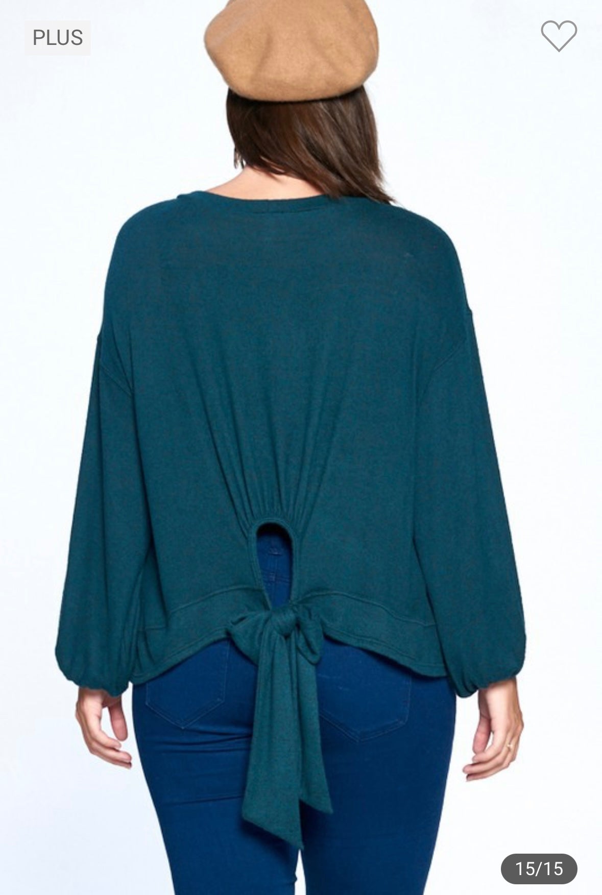 Peek-a-Boo Bow Blouse