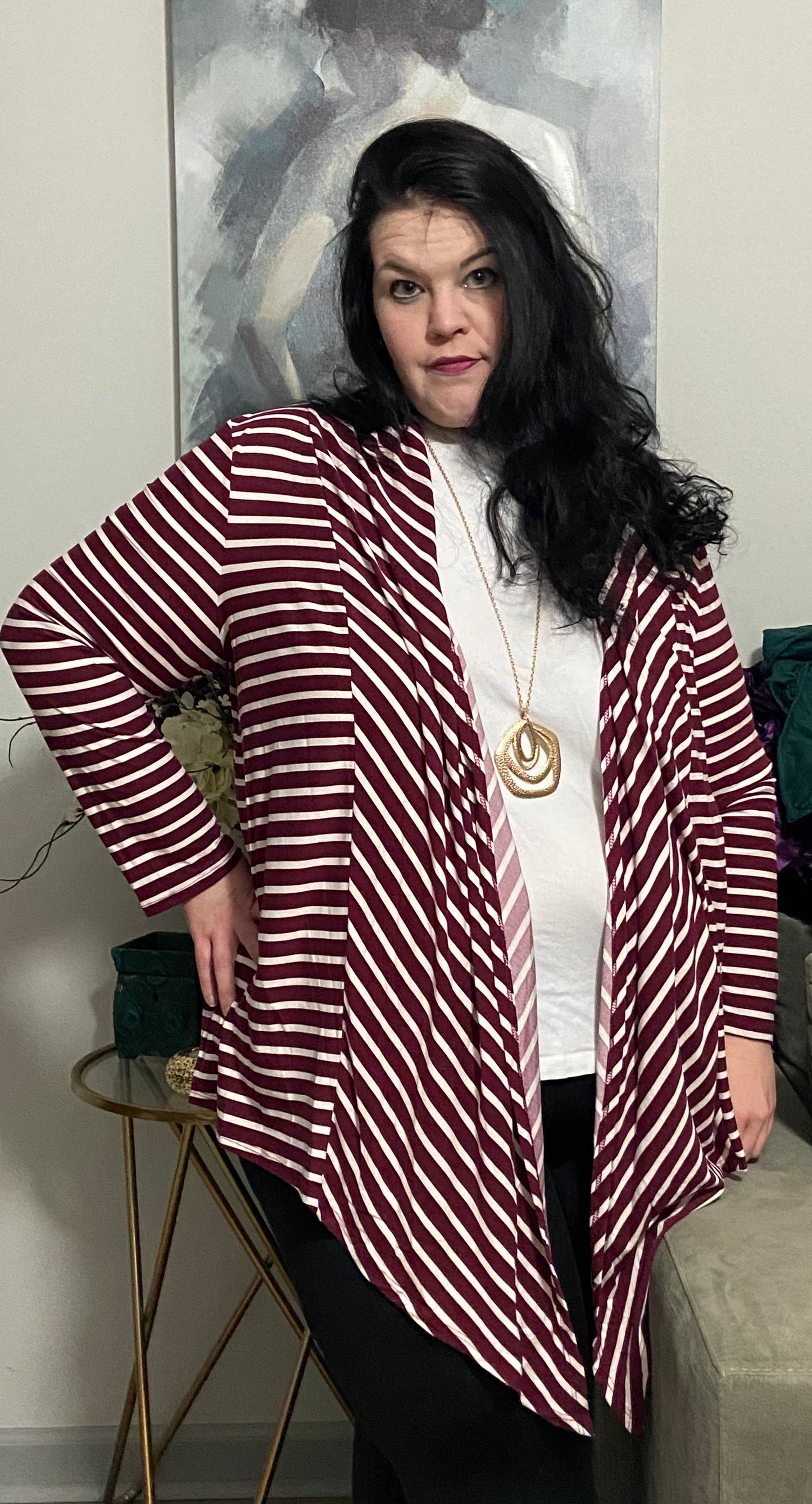 Striped Cardigan
