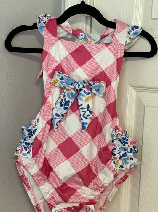 Pink Plaid Bubble