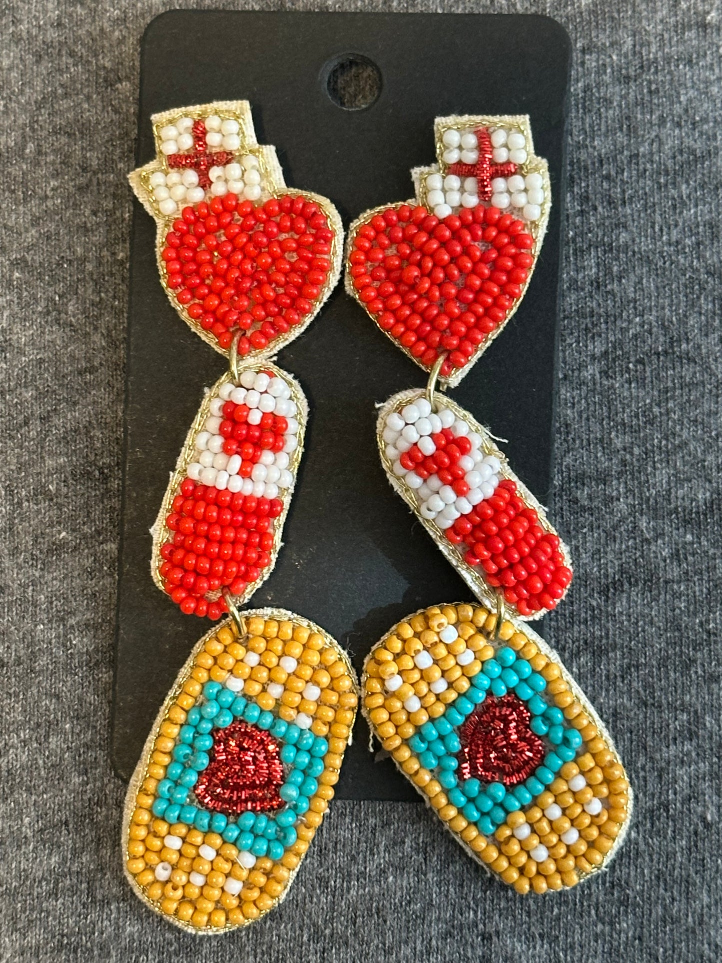 Seed Bead Earrings