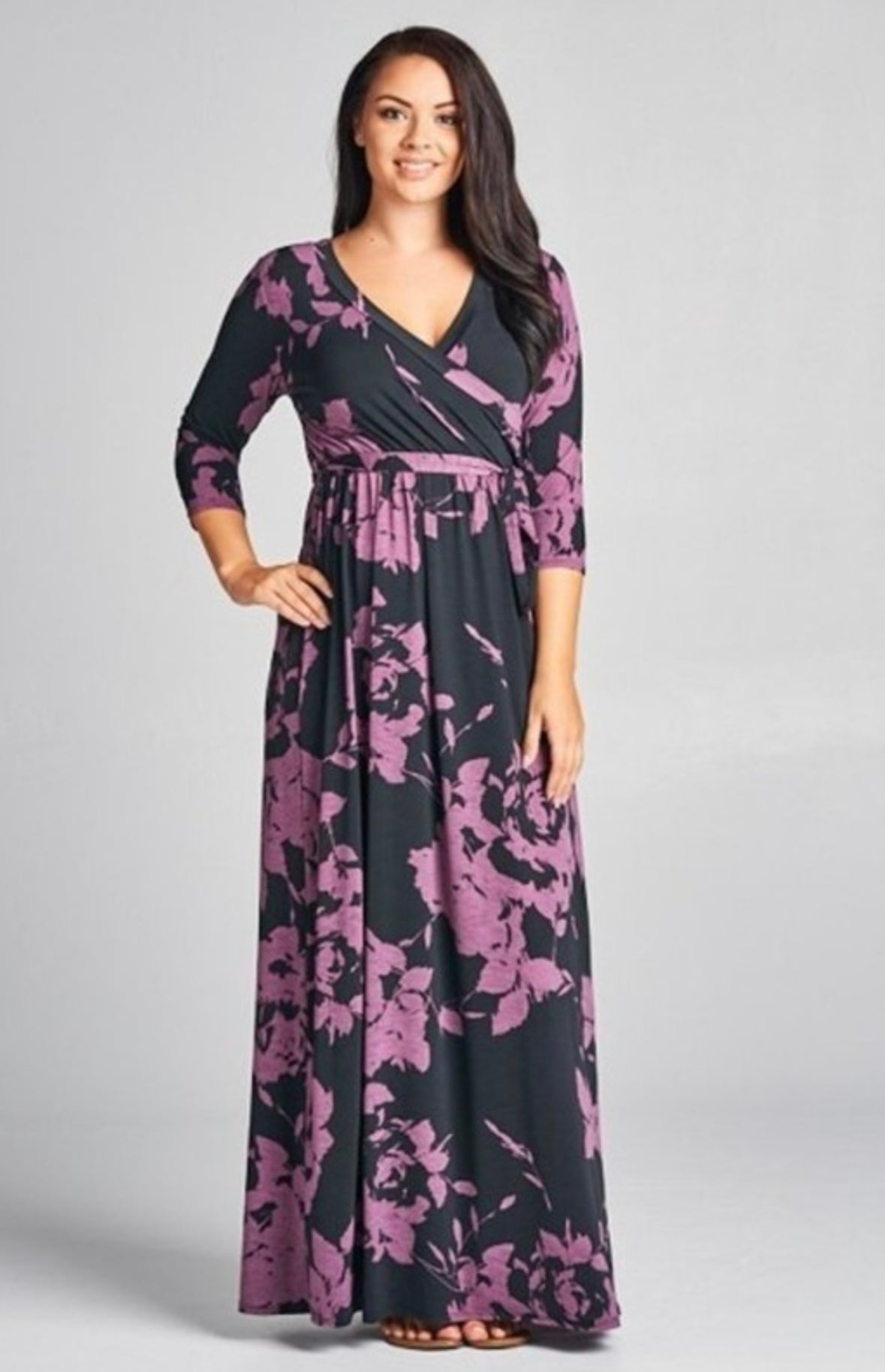 Floral Wrap Dress