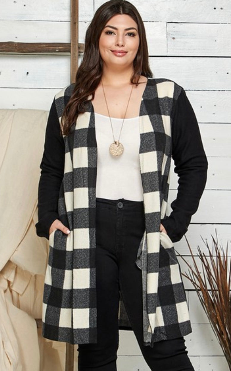 Checker Plaid Jacket